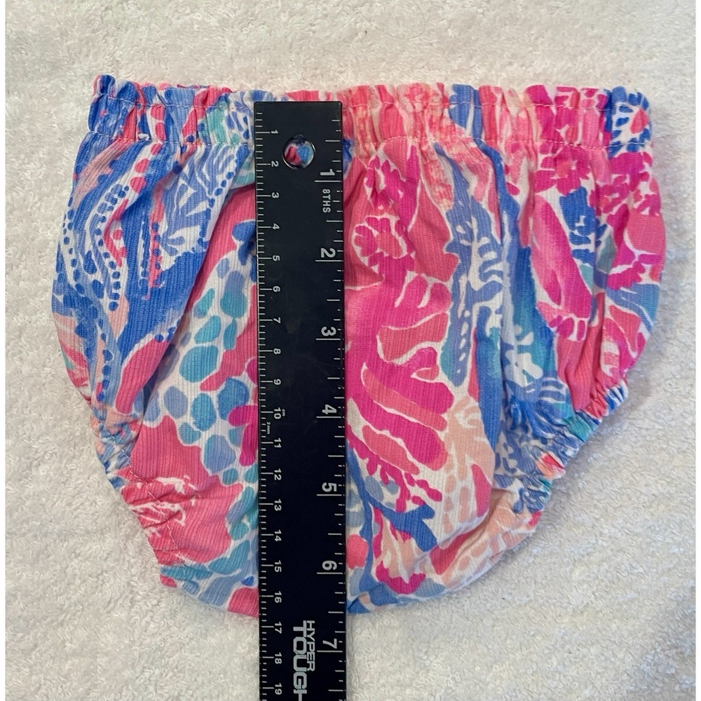 NWOT LILLY PULITZER Multicolor Bloomers Diaper Cover Size 6-12 Months 6m 9m 12m - Picture 4 of 4